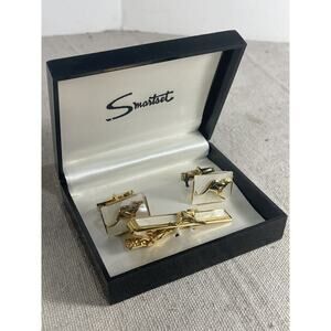 Smartset Australian Souvenir Gold Color Cufflinks Suit Accessories Kangaroo